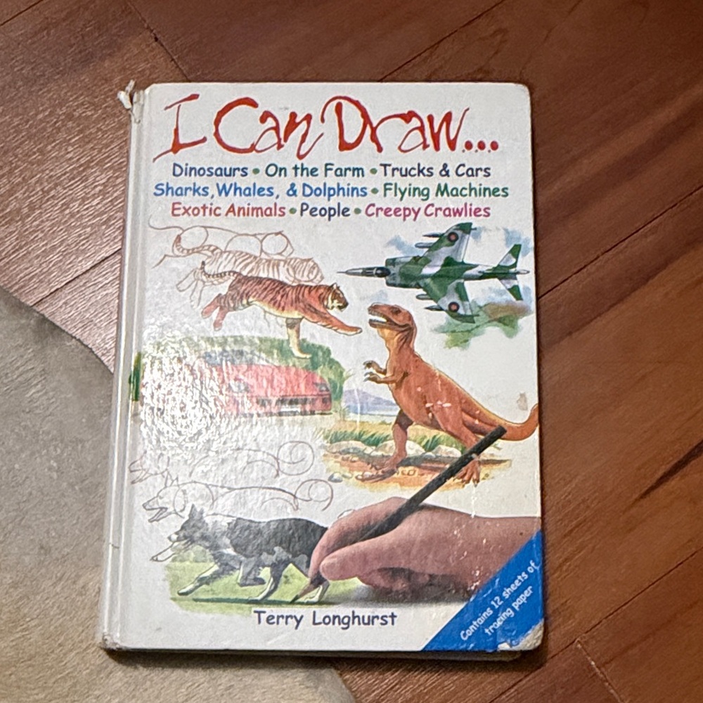 I Can Draw Book with Dinosaurs and Animals